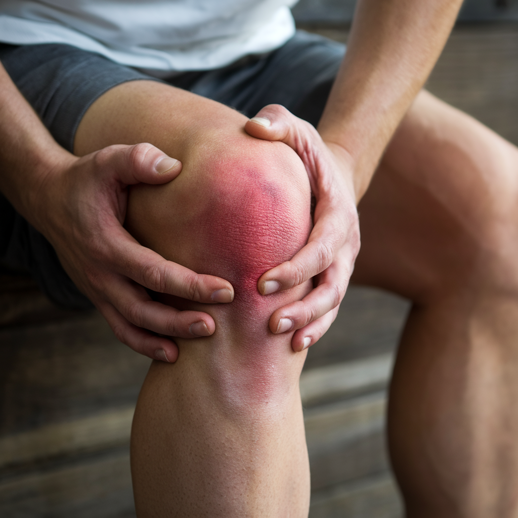 Knee inflammation needs flavonoid supplement